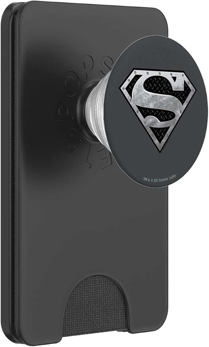 Superman Super Metallic Shield PopSockets Adhesive PopGrip