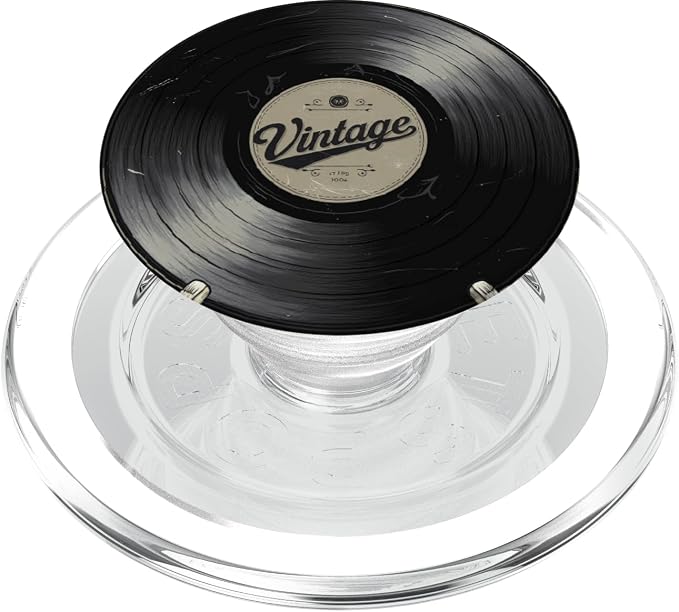 Vinyl Record Player Vinyl Collector Retro Music Lover PopSockets PopGrip for MagSafe