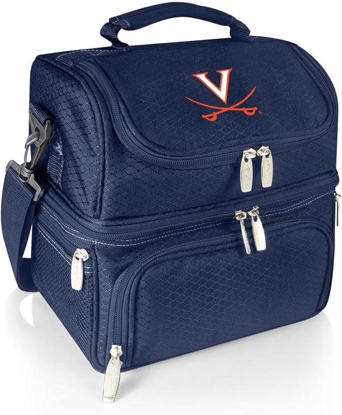 PICNIC TIME NCAA Nebraska Cornhuskers Pranzo Lunch Bag - Insulated Lunch Box with Picnic Set - Lunch Cooler Bag
