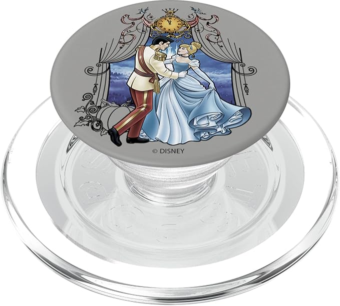 Disney Cinderella Dancing with Prince Charming Colorful PopSockets Adhesive PopGrip