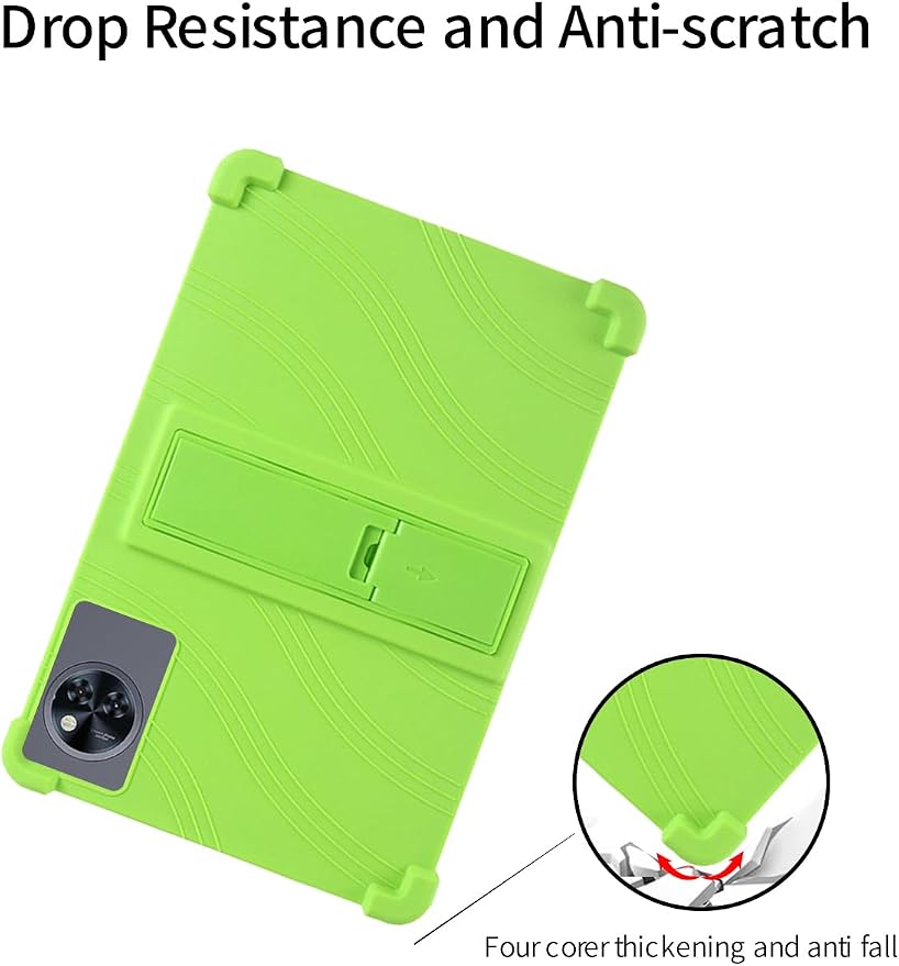 for DOOGEE Tab A9 pro+ Tablet 10.92 inch Tablet CaseBOVUGAC Soft Silicone Adjustable Stand Shockproof Kids Friendly for DOOGEE Tab A9 pro Plus 10.92 Tablet(Black)
