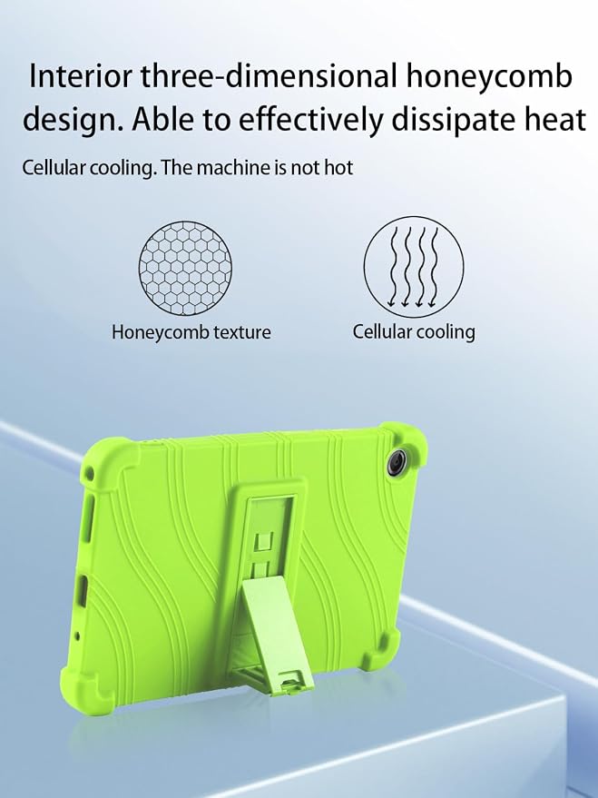 for Lenovo Tab One &amp Nook Reading Tablet Android Tablet8.7 inch Tablets CaseSoft Silicone Adjustable Stand Cover Lightweight Kids FriendlyBlack.
