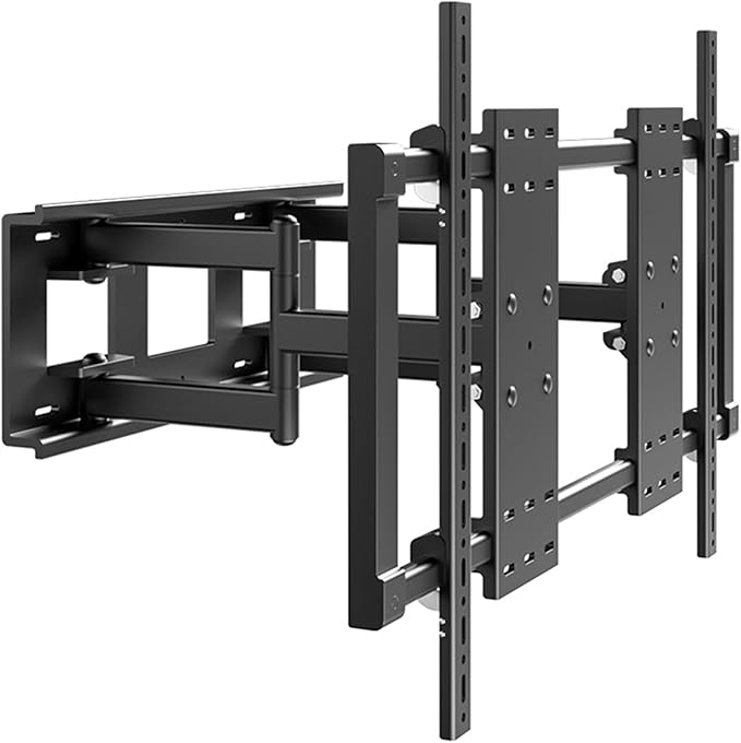 HILLPORT 98 100 110 TV Wall Mount 120 130 inch Full Motion Ultrathin Bracket Large Screen Heavy Duty Swivel Tilt Adjustable Articulating Stand Vesa 1000x600mm Load 330 Lbs DY1100