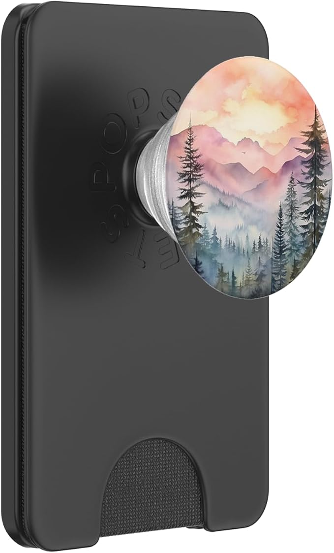 Mountains Wilderness Forest Hiking Pine Tree Nature PopSockets PopGrip for MagSafe