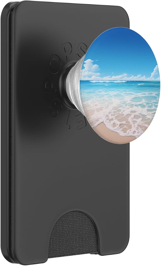 Cute Beach Themed Beach Scene PopSockets PopGrip for MagSafe