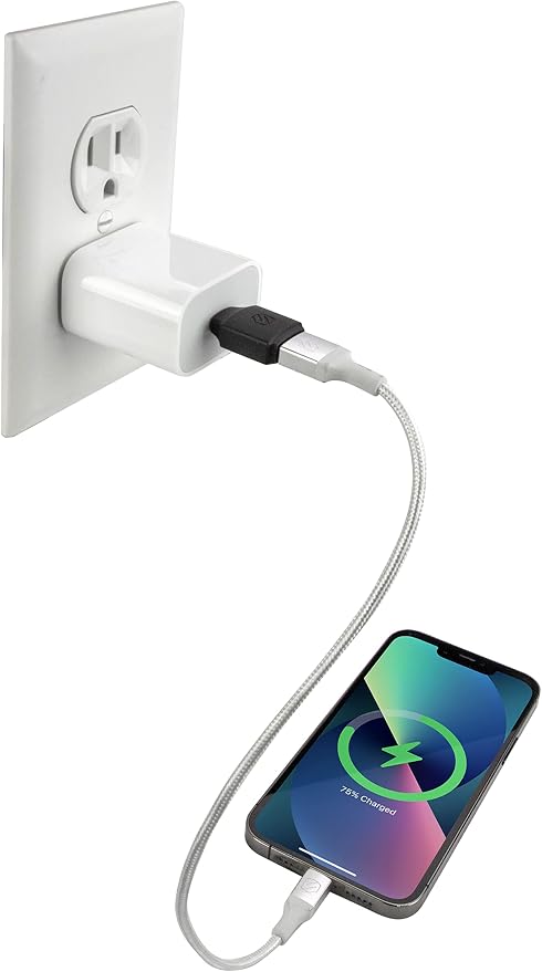 Scosche ACA-2PKSP Strikeline USB Type-C to USB Type-A Adapter 2 Pack - Black