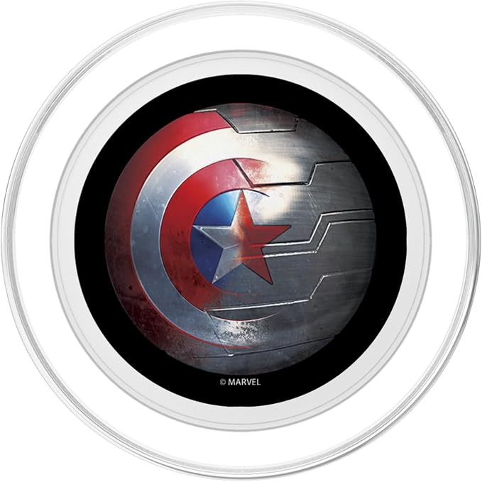 Marvel Captain America Transforming Shield PopSockets Adhesive PopGrip