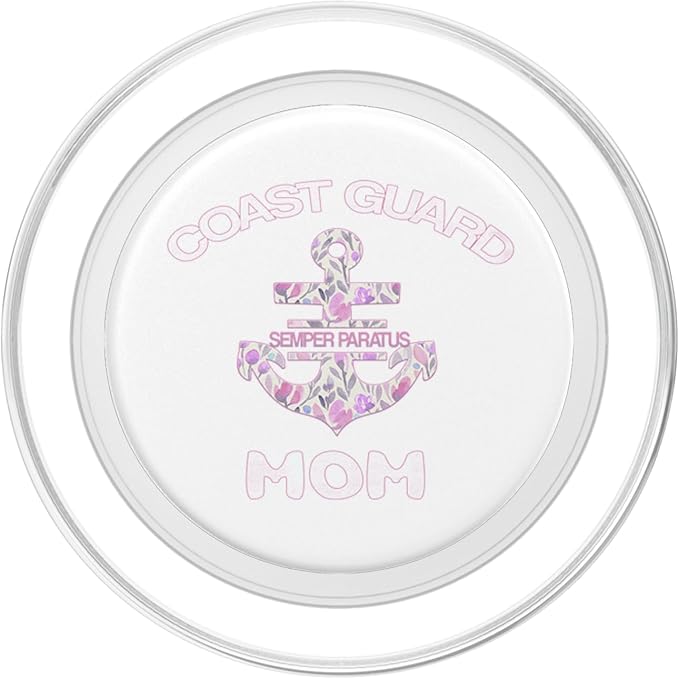 Proud Coast Guard Mom Phone Tablet Gadget Gift PopSockets Adhesive PopGrip