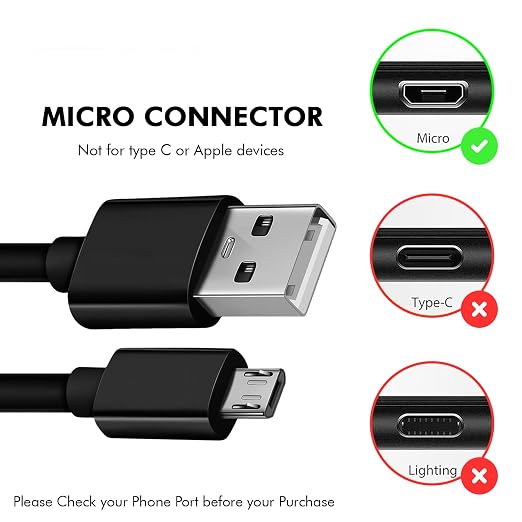 BRENDAZ Micro USB Cable 10-Pack- Fast Charging Data Transfer Android USB Cord Compatible with Kindle Fire HD Tablet Compatible with Xbox One S X Galaxy S6 S7 Edge J7 Note 5 4.(10-Feet)