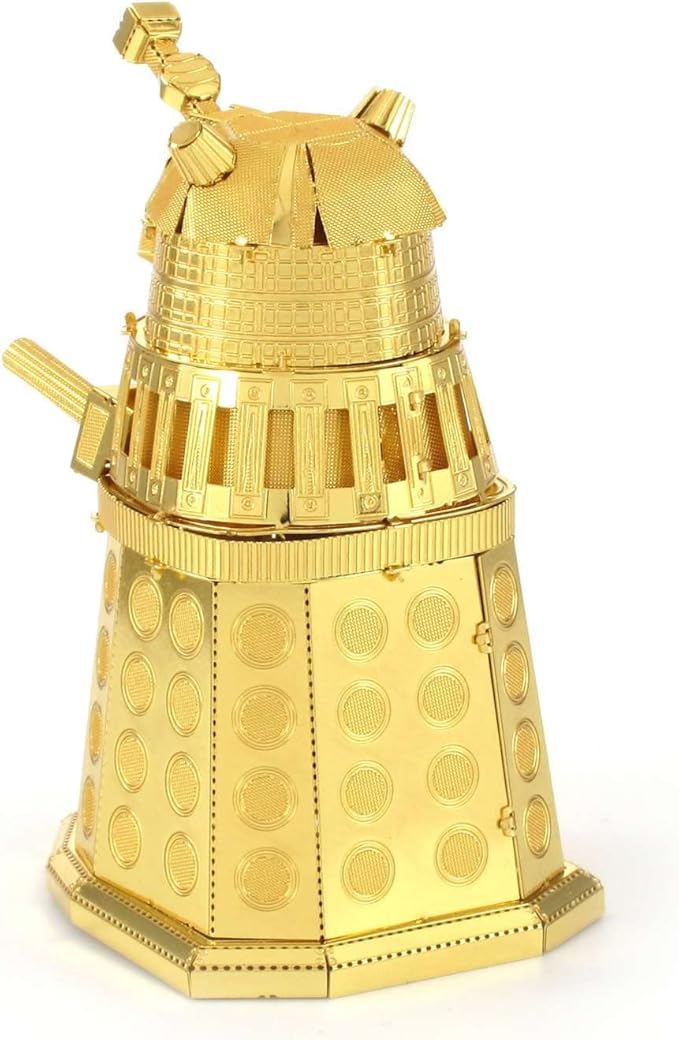 Fascinations Metal Earth Doctor Who Gold Dalek 3D Metal Model Kit