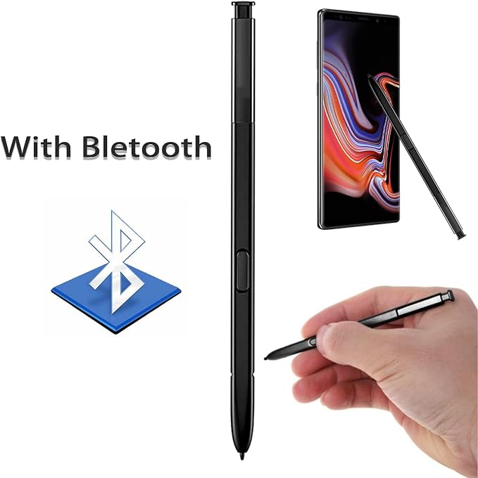 2 Pack Note 9 Pen Replacement for Samsung Galaxy Note 9 PenBluetoothBlack | for Galaxy Note 9 Pen ReplacementCompatible with Samsung Galaxy Note 9 SM-N960 Touch Stylus Pen4096 Pressure Sensitivity