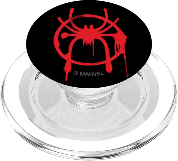 Marvel Spider-Man Into The Spider-Verse Red Icon PopSockets Adhesive PopGrip