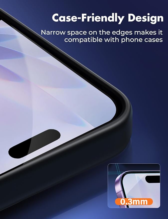 X-level 2 Pack for iPhone 17 Screen Protector with Alignment Frame Anti-Scratch Case FriendlyEasy InstallationTempered Glass Transparent HD for iPhone 17 6.3 Clear Film