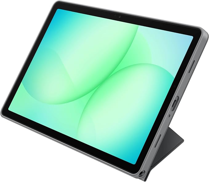 Samsung Galaxy Tab A11+ Book Cover Case Tablet Protector Foldable Stand with Landscape and Portrait Modes Protective Against Bumps and Scratches Auto Screen On/Off US Version Black