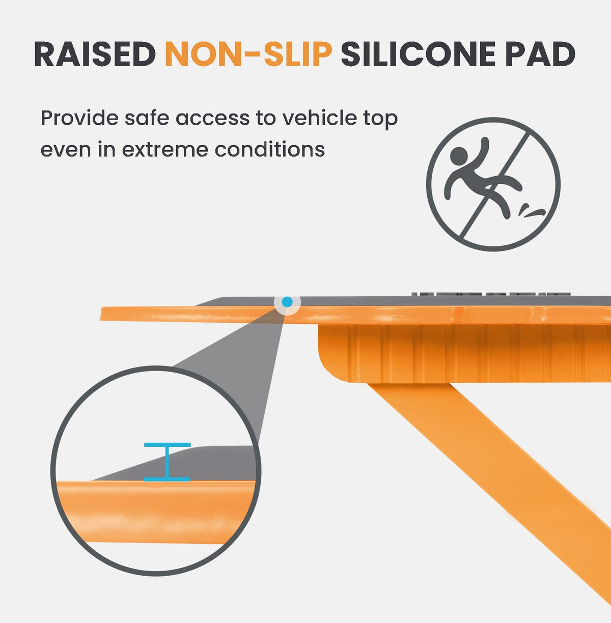 HEYTRIP Upgraded Anti-Slip Car Door Step, Easy Access to Vehicle Rooftop, Angle Adjustable, Foldable, with Storage Bag