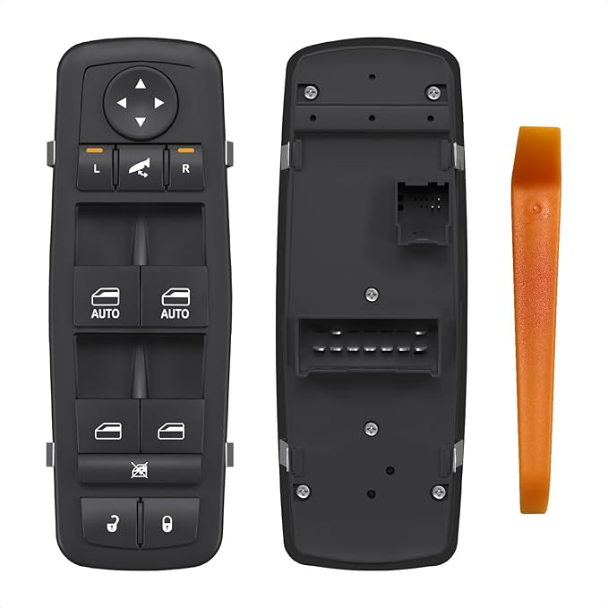 Blycorul Master Power Window Switch Driver Side with 3+9 Pins Replacement for 2012-2015 Dodge Grand Caravan，2013-2015 Ram 1500 2500,2015 Ram 3500,2012-2015 Chrysler Town&Country, Replaces 68110867AA