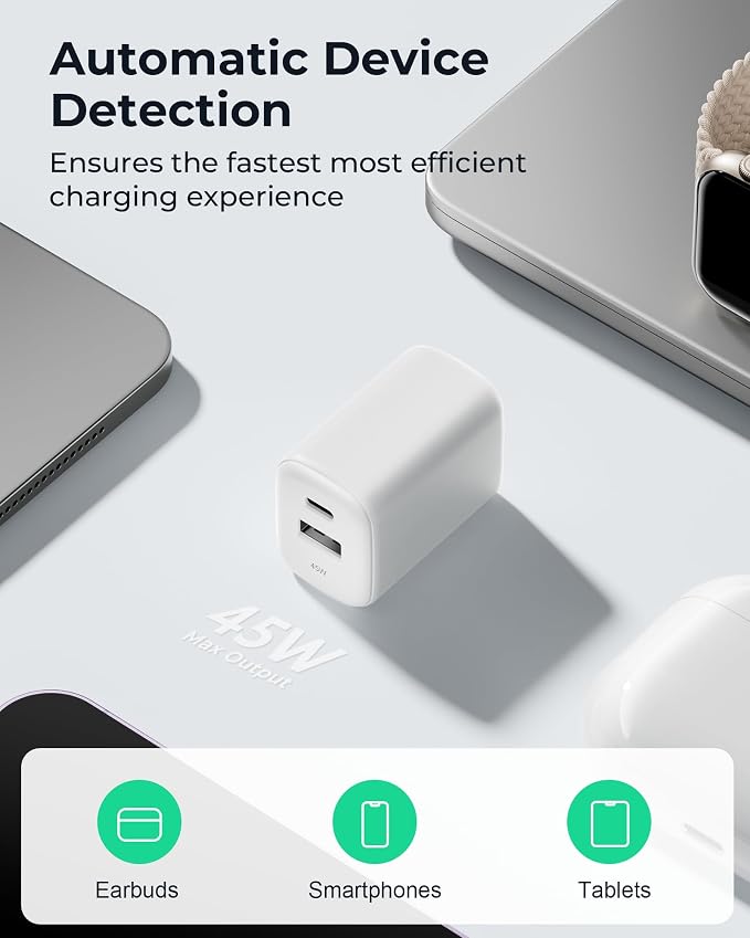 iOttie RapidVolt 20W Car Charger. Type C High-Speed USB-C Phone Charger Power Adapter for Apple Android and Samsung Phones and Tablets