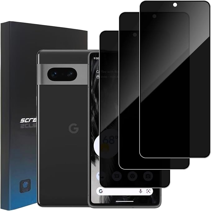 3 Pack Privacy Screen Protector for Google Pixel 10 9H Hardness Anti-Spy Tempered Glass Protection Film Google Pixel 10 6.3 Support Fingerprint Reader Anti-Scratch Case Friendly