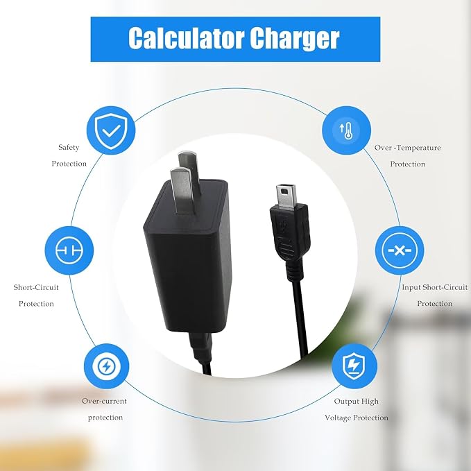 5V 1A AC Wall Charger with 5 Foot Power Adapter Cable Fit for Nikon UC-E4 and Fit for Canon Powershot
