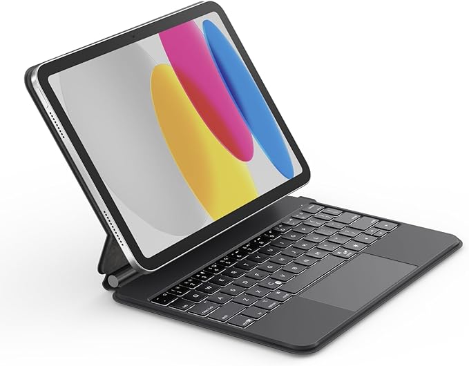 Belkin iPad (A16) 11th / 10th Gen Keyboard Case w/Magnetic Stand Backlit Bluetooth Keyboard Multi-Gesture Controls Magnetic Apple Pencil Storage Compatibility &amp Multimedia Keys - Black