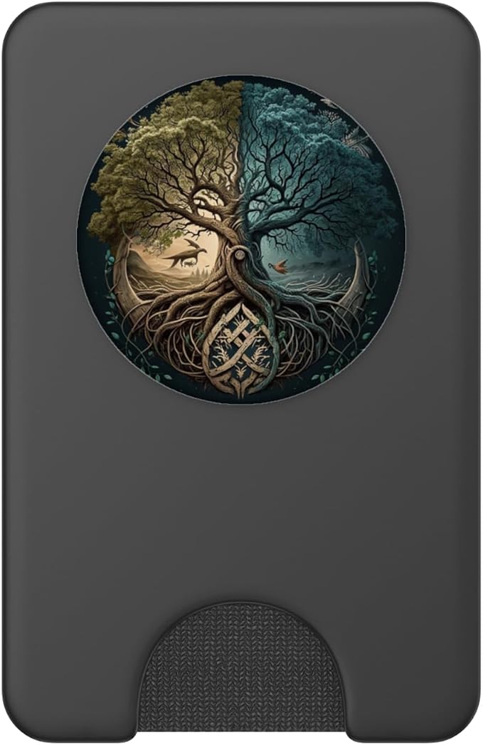 Yggdrasil Viking Tree of Life Design PopSockets Adhesive PopGrip