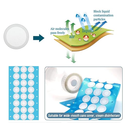 Synthetic Filter PaperStickers, 20 mm, 0.3 μm, Monotub Filter, Filter Discs