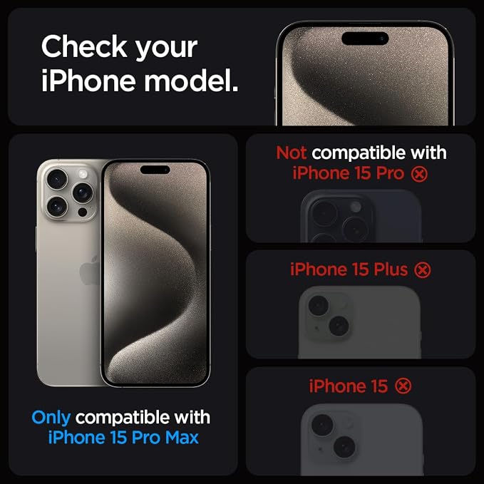 Spigen GlasTR EZ FIT Tempered Glass Screen Protector for iPhone 15 Pro | 9H Hardness Tempered Glass Easy Installation Kit Case-Friendly Crystal Clear Touch Responsive Oleophobic Coating