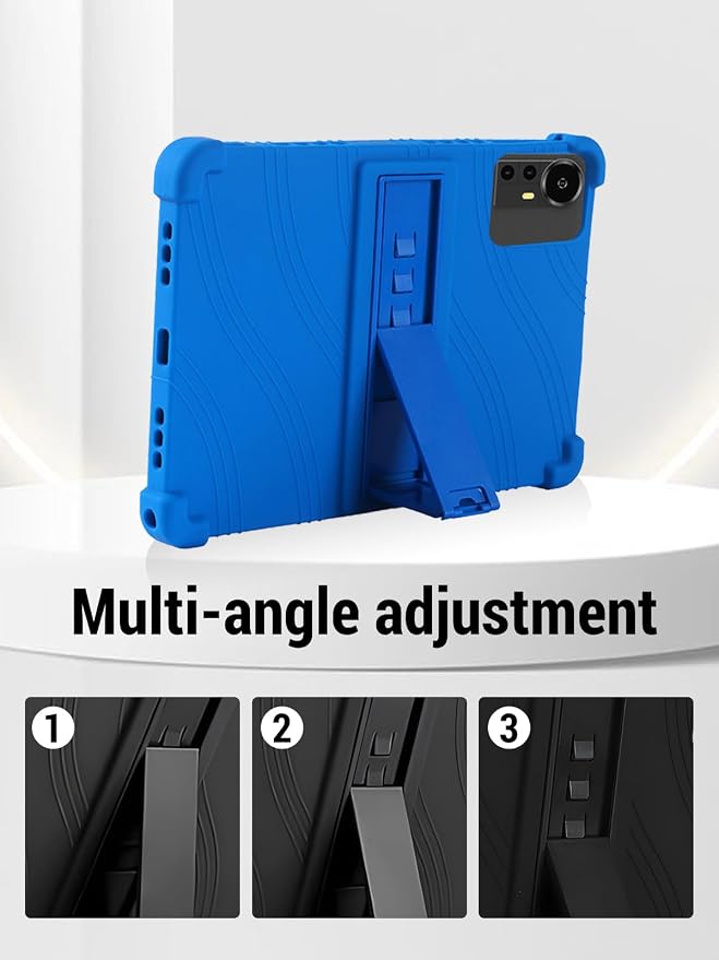 for Bnegynng CP31M 10 inch Tablet Protective case Shockproof Lightweight Silicone Protective Cover with Stand Child-Friendly Protection Easy to Clean DesignBlack