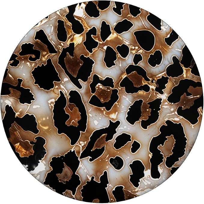 Leopard Drawing Illustration Cheetah Print Pattern PopSockets Adhesive PopGrip