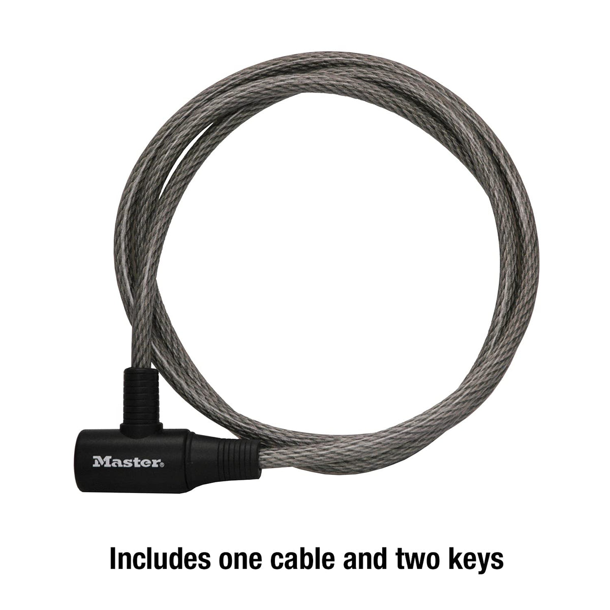 Master Lock Bike Cable Lock, Keyed Bike Lock, 6 ft. Long, 8154DPF