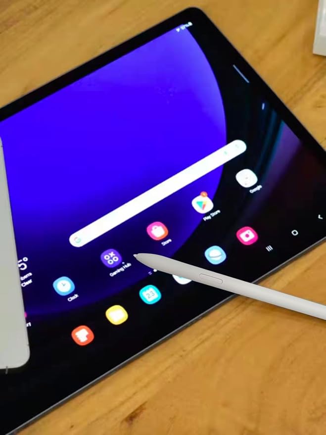 Tab S10 Ultra/S10 Plus S Pen Compatible with Samsung Galaxy Tab S10+ Plus/Tab S10 Ultra All Versions Stylus Pen with Bluetooth 4096 Pressure Sensor .Slim 0.7mm Tip with 5xTips (Moonstone Gray)