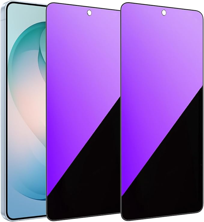 2 Pack Anti-Blue Privacy Tempered Glass for Samsung Galaxy S26 Ultra Anti-Spy Screen Protector Film 6.9 inch