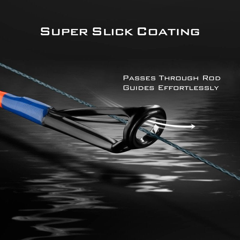 KastKing Superpower Braided Fishing Line,Low-Vis Gray,25 LB,547 Yds