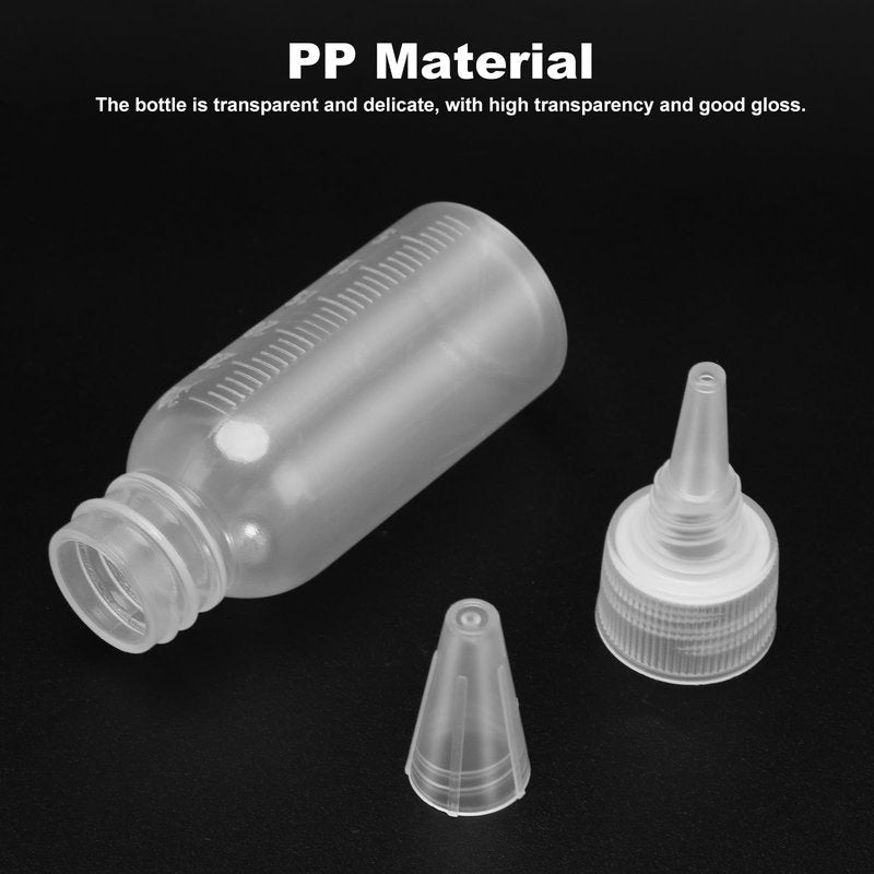Tbest Paint Bottle,10 Pack Airbrush Paint Bottles Jars Plastic containers 1oz/30ml of Acrylic Storage Mixing with Ball jar Bottle Mixer resealable Empty Small Squirt 1inch Container Squeeze