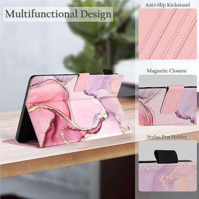 Fancity for Amazon Kindle Fire Max 11 Case 13th Generation 11 2023 Release | Soft PU &amp TPU Leather Protective Stand Cover Case for Fire Max 11 with Smart Auto Wake/Sleep Pencil Holder Beach
