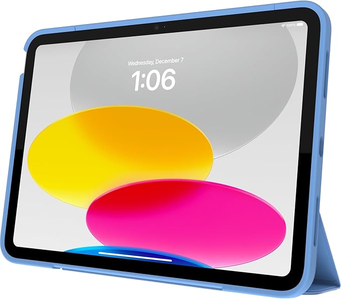 OtterBox – Symmetry 360 Elite Case for iPad (A16) 11th Gen 11" 2025 & iPad 10th Gen 10.9" 2025 – Scratch-Resistant Folio with Apple Pencil Holder (Bell Bottom Blue)