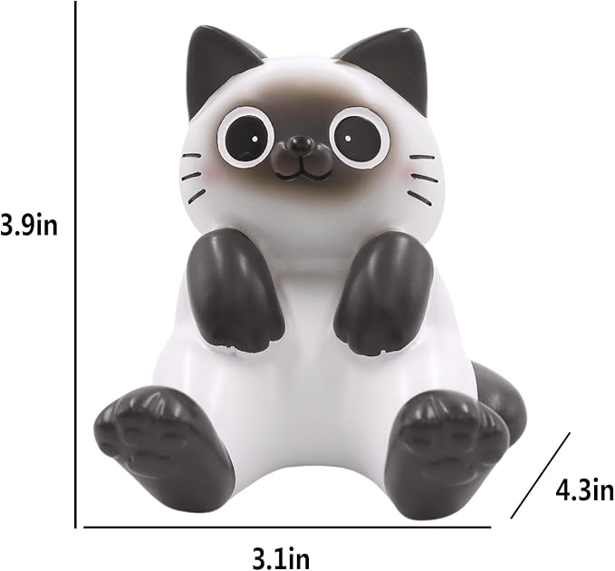 BOLLEY JOSS Desk Cell Phone Holder Stand Pink Sofa with Cute Cat Kitty for Office Free You Hands Home Ornament