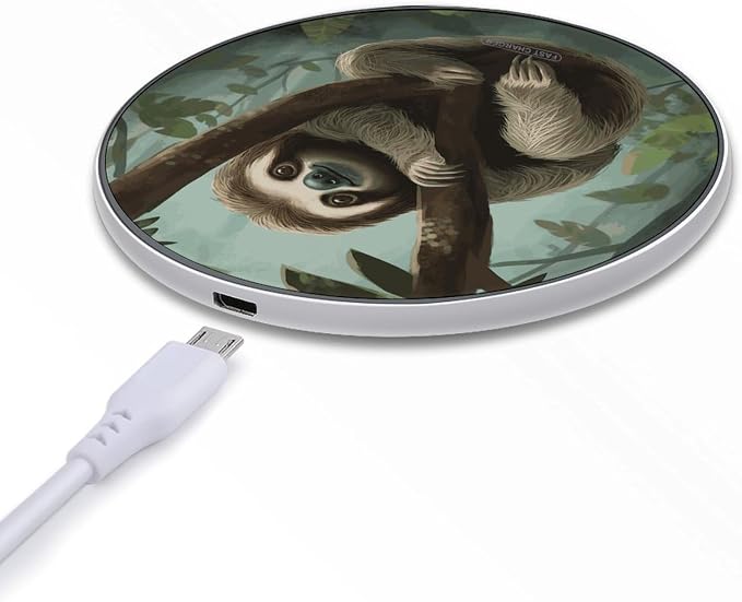 Sloth2 Wireless Charger Magnetic Phone Induction Charger 10w Fast Wireless Charging Station Compatible with iPhone 17 16 15 14 13 12 Pro Max Samsung Galaxy S25 S24 S23