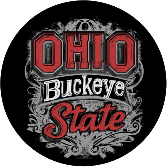 Vintage Ohio Buckeye Home State PopSockets Adhesive PopGrip