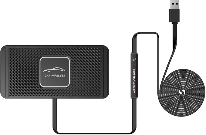 Wireless Car Charger QC 3.0 USB Adapter Kit Fast 15W 10W 7.5W Quick Charge Qi Charging Pad for iPhone 14 13 12 Mini 11 Pro Max 8 Plus X XR Xs LG G8 Samsung Note 9 Galaxy S10 S20 S21 S22 Android Phones