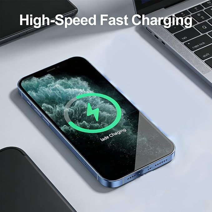 Invisible Wireless Charger Under Desk 0-30mm Invisible Phone Charger 10W Hidden Wireless Charger Magnetic Charger for Desk Table Nightstand Office Home