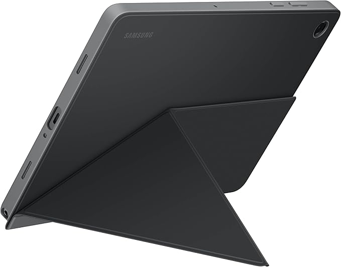 Samsung Galaxy Tab A11+ Book Cover Case Tablet Protector Foldable Stand with Landscape and Portrait Modes Protective Against Bumps and Scratches Auto Screen On/Off US Version Black