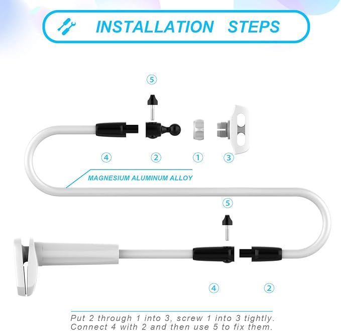Cell Phone Holder Lamicall Gooseneck Phone Holder : Adjustable Phone Mount Cradle Stand Compatible with Switch Phone 11 Pro XS Max XR X 8 7 6 6s Plus More 4.7-7.9 inch Devices