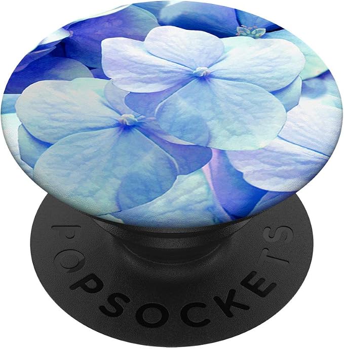 Beautiful Blue Hydrangea flowers floral garden art PopSockets PopGrip: Swappable Grip for Phones &amp Tablets