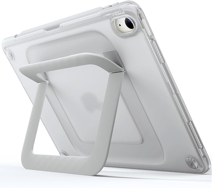 TORRAS Ostand K3 Neo for iPad Air 11 Inch Case (M4 2026 M3 2025 M2 2024) Viewing Angles AdjustableUltra Stable Stand Shockproof Protective Slim Kickstand Case with Pencil Holder Glacier Sprint