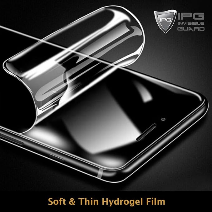 IPG For Samsung Galaxy Z Flip 7 FE Interior - External Screen and Back Hydrogel Protector Invisible Touch Screen Sensitive Ultra HD Clear Film for Z Flip7FE.FB