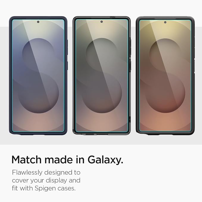 Spigen GlasTR EZ FIT Tempered Glass Screen Protector for Galaxy S24 Ultra | 9H Hardness Tempered Glass Easy Installation Kit Case-Friendly Crystal Clear Touch Responsive Oleophobic Coating