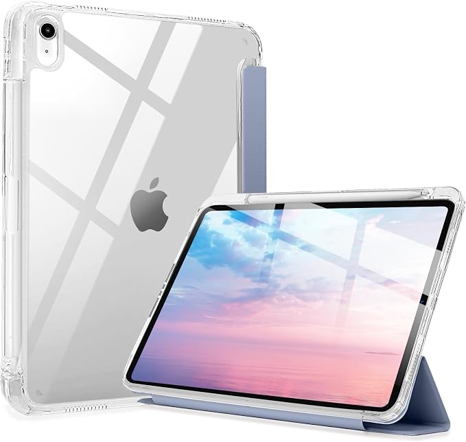 Case for iPad 9/8/7 Gen Case(2021/2020/2019)- Shockproof Cover with Built-in Pencil Holder- Smart Auto Sleep/Wake - Perfect for Students at Home/School-Pink