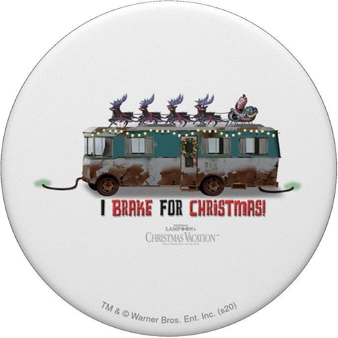 National Lampoon's Christmas Vacation I Brake For Christmas PopSockets Standard PopGrip