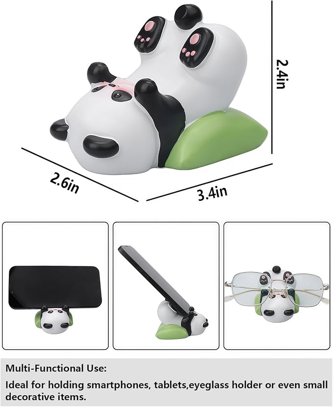 Cute Dog Phone Stand Multi-Purpose Resin Phone Holder Desk Decor for Home Office Bedroom